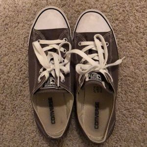 Gray converse sneakers